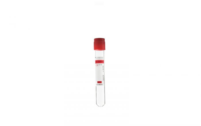 Tubo Tapa Roja con Activador de Coagulo 5 ml - Caja x 100