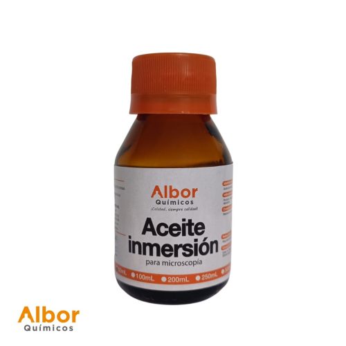 Aceite de inmersión para microscopio x 100 ml Albor