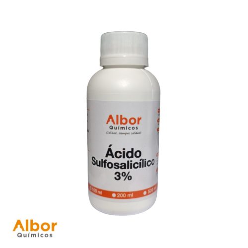 Ácido Sulfosalicílico 3% Albor