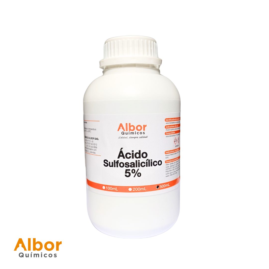 Ácido Sulfosalicílico 5% x 200 ml - Albor