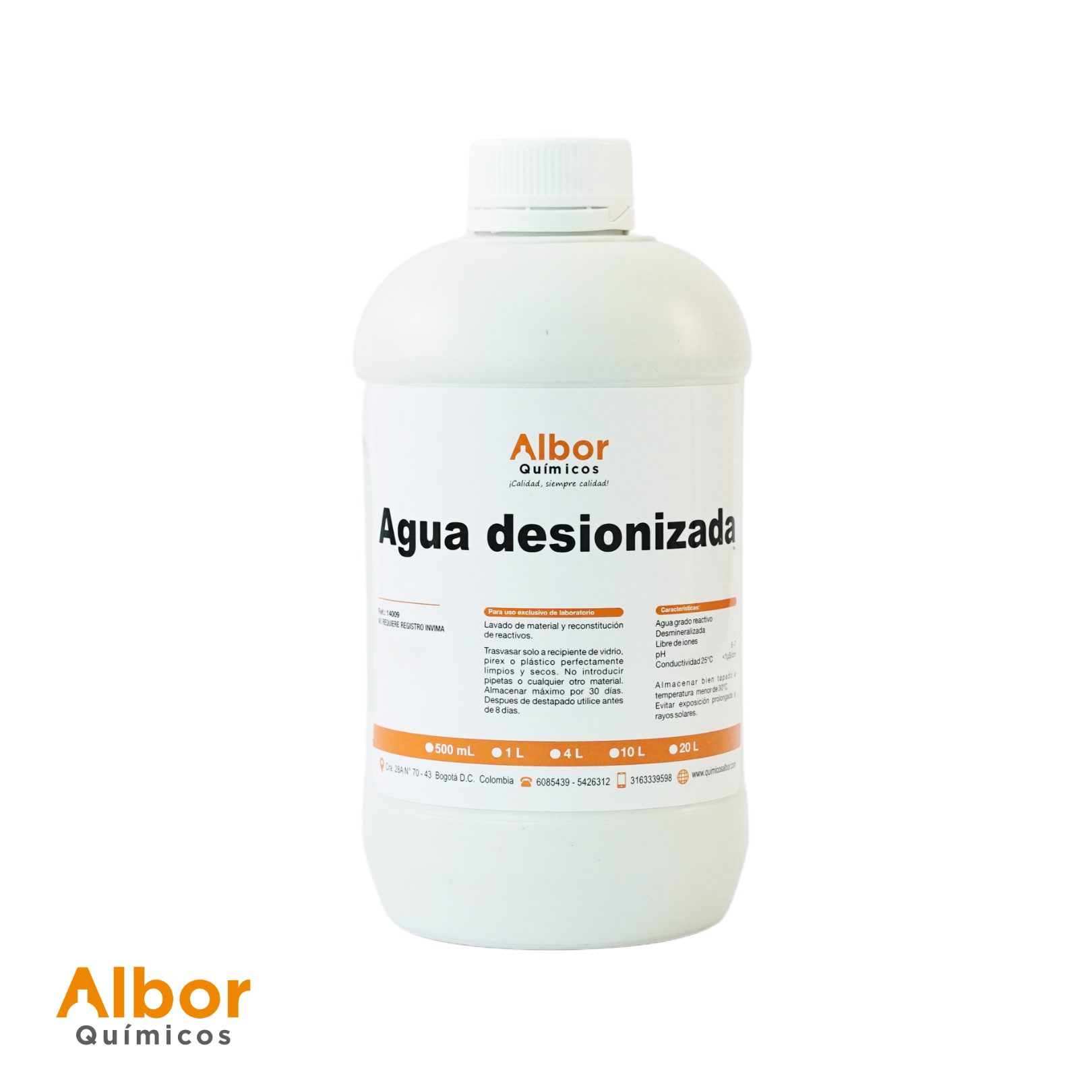 Agua Desionizada Albor