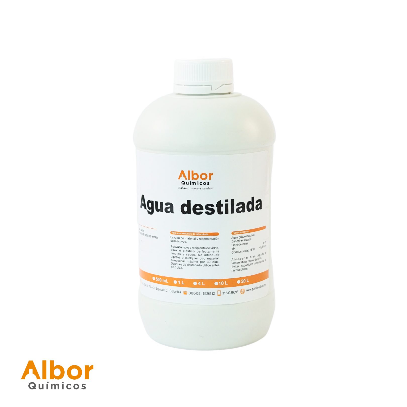 Agua Destilada Albor