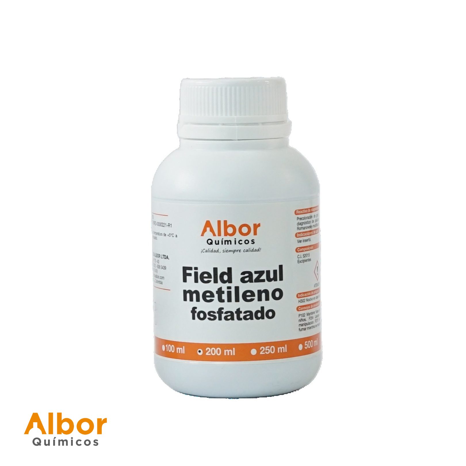 Field Azul de Metileno Fosfatado x 500 ml Albor
