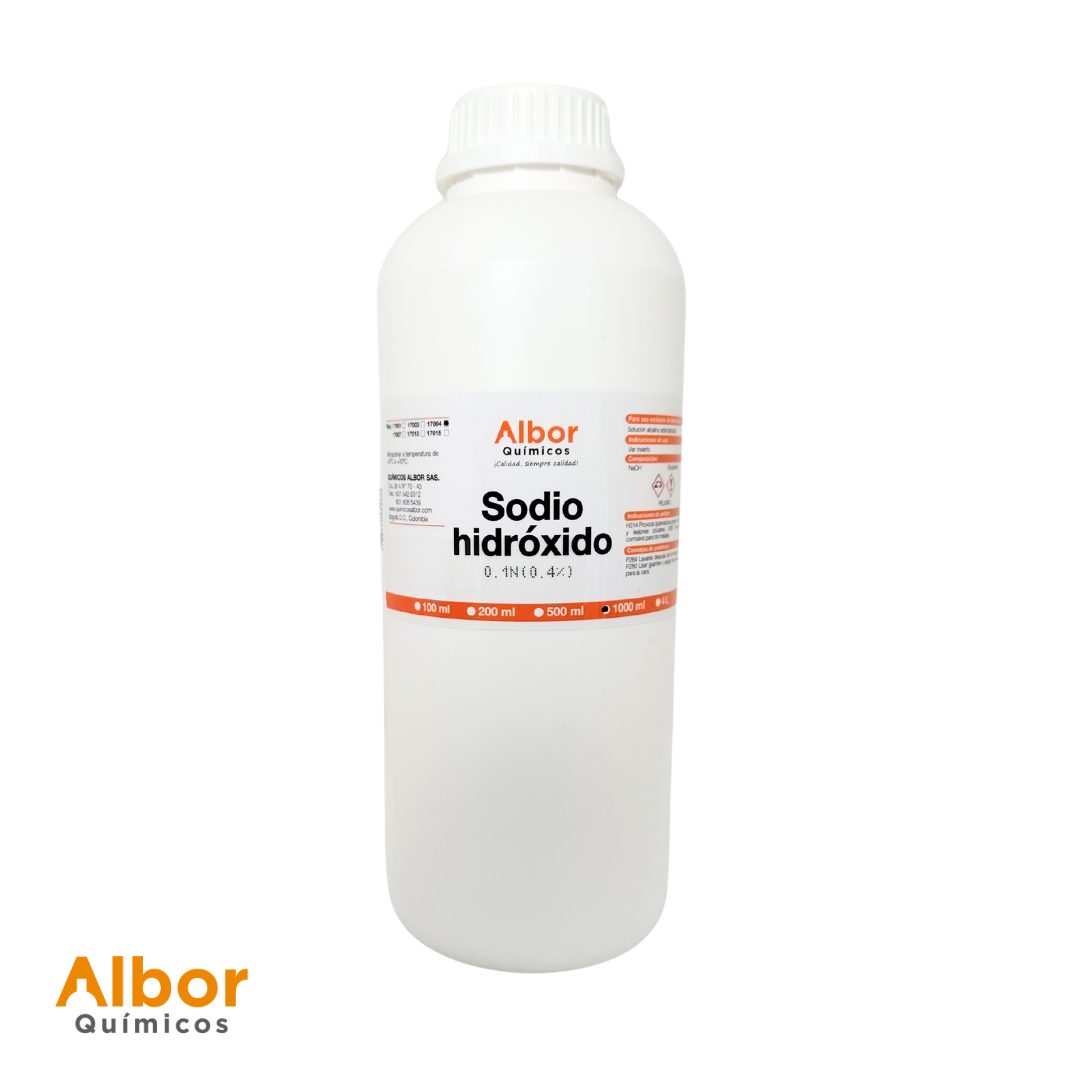 Hidróxido de Sodio 0.1N (0.4%) Albor