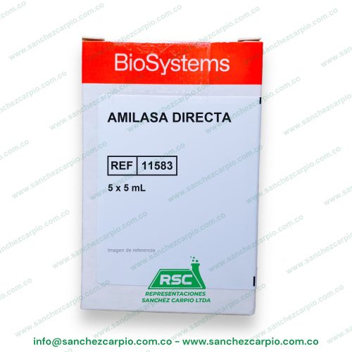 Amilasa Directa 5 x 5 ml Biosystems REF 11583