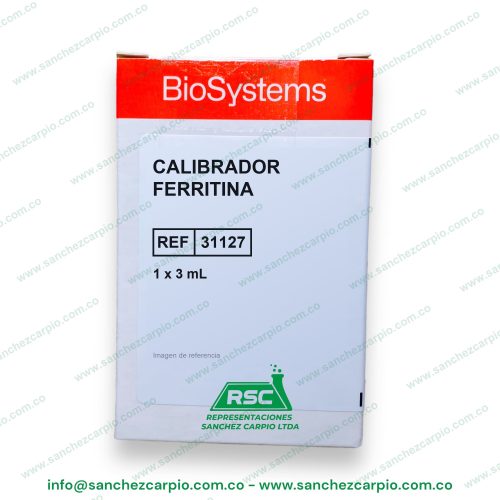 Calibrador Ferritina 1 x 3 ml Biosystems REF 31127