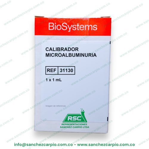 Calibrador Microalbuminuria 1 x 1 ml Biosystems REF 31130