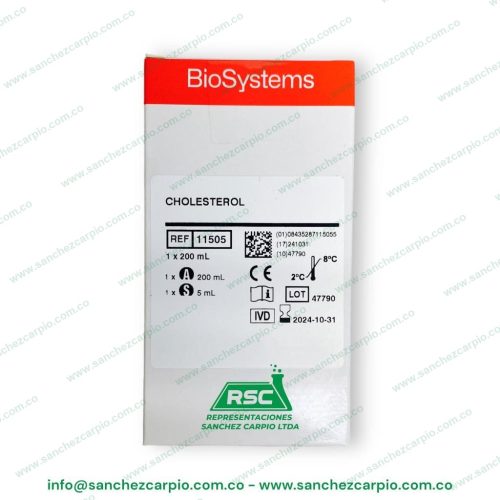 Colesterol 1 x 200 ml Biosystems REF 11505