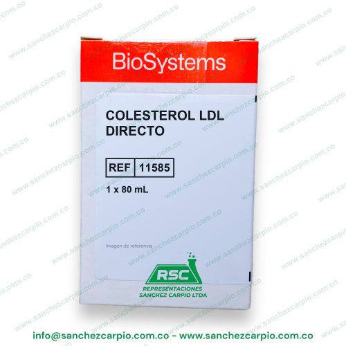 Colesterol LDL Directo 1 x 80 ml Biosystems REF 11585