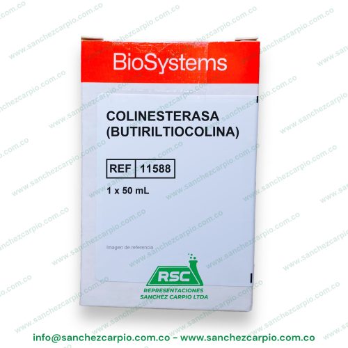 Colinesterasa (Butiriltiocolina) 1 x 50 ml Biosystems REF 11588