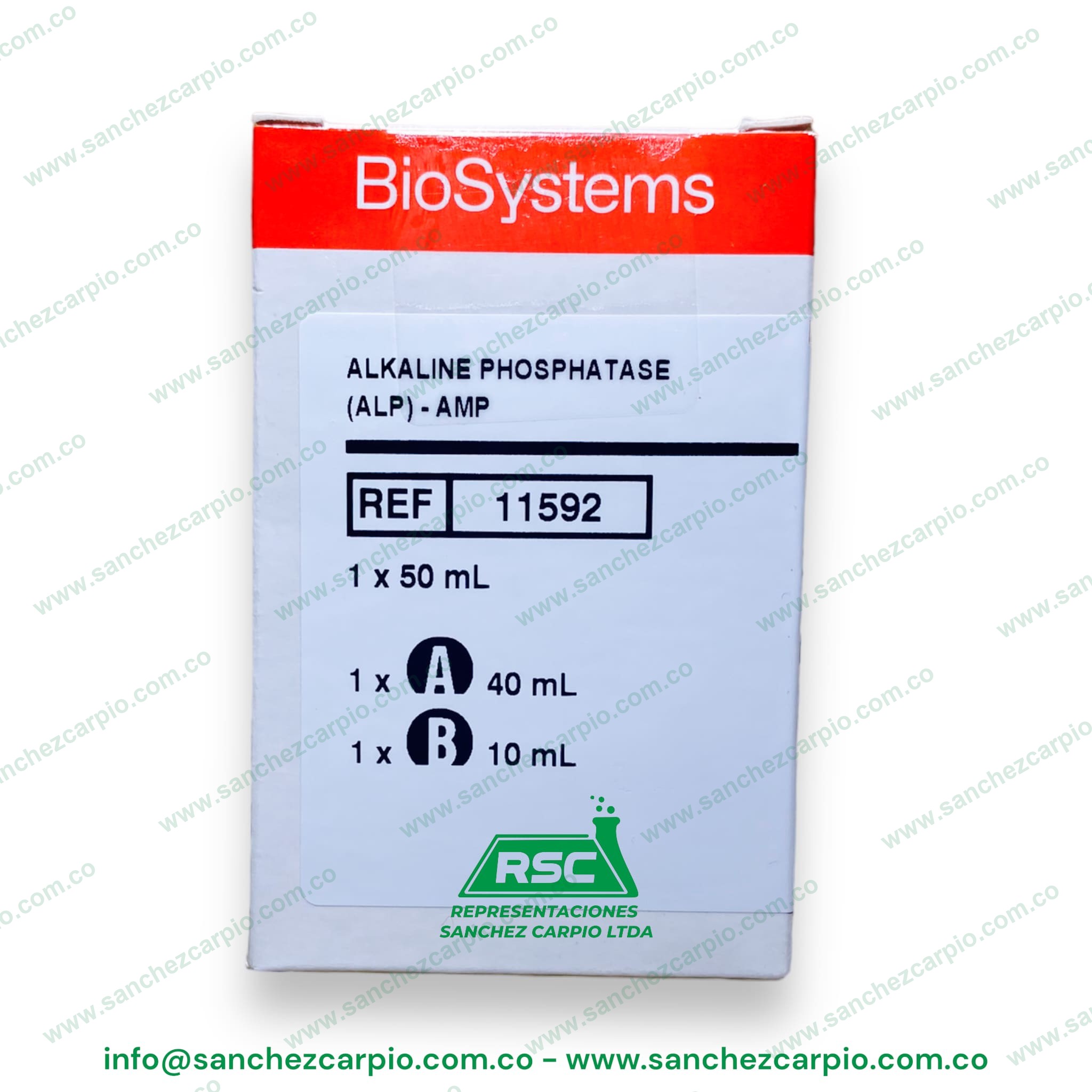 Fosfatasa Alcalina (FAL) - AMP 1 x 50 ml Biosystems REF 11592