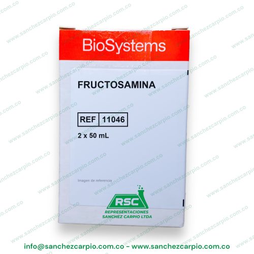 Fructosamina 2 x 50 ml Biosystems REF 11046