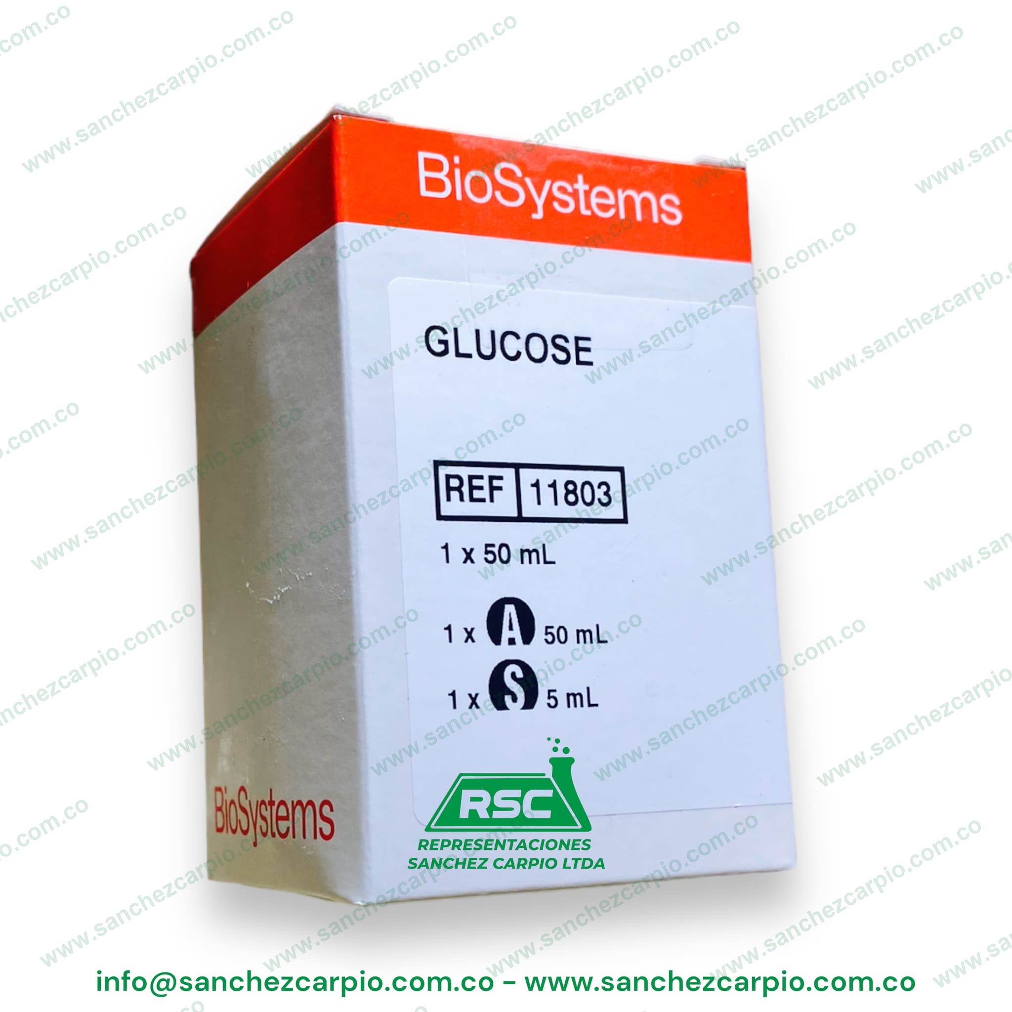 Glucosa 1 x 50 ml Biosystems REF 11803