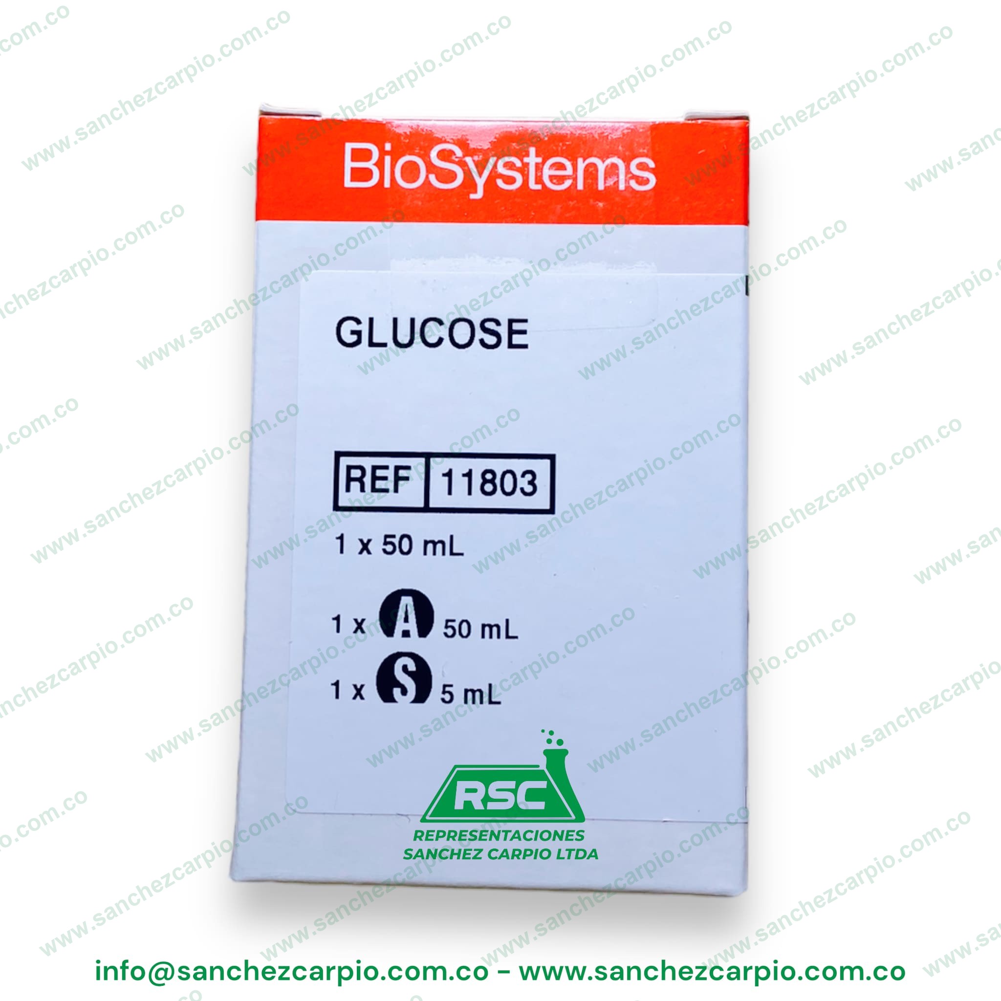 Glucosa 1 x 50 ml Biosystems REF 11803