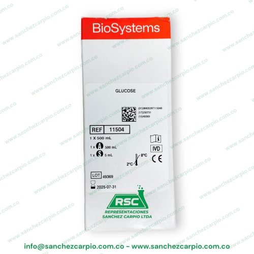 Glucosa 1 x 500 ml Biosystems REF 11504