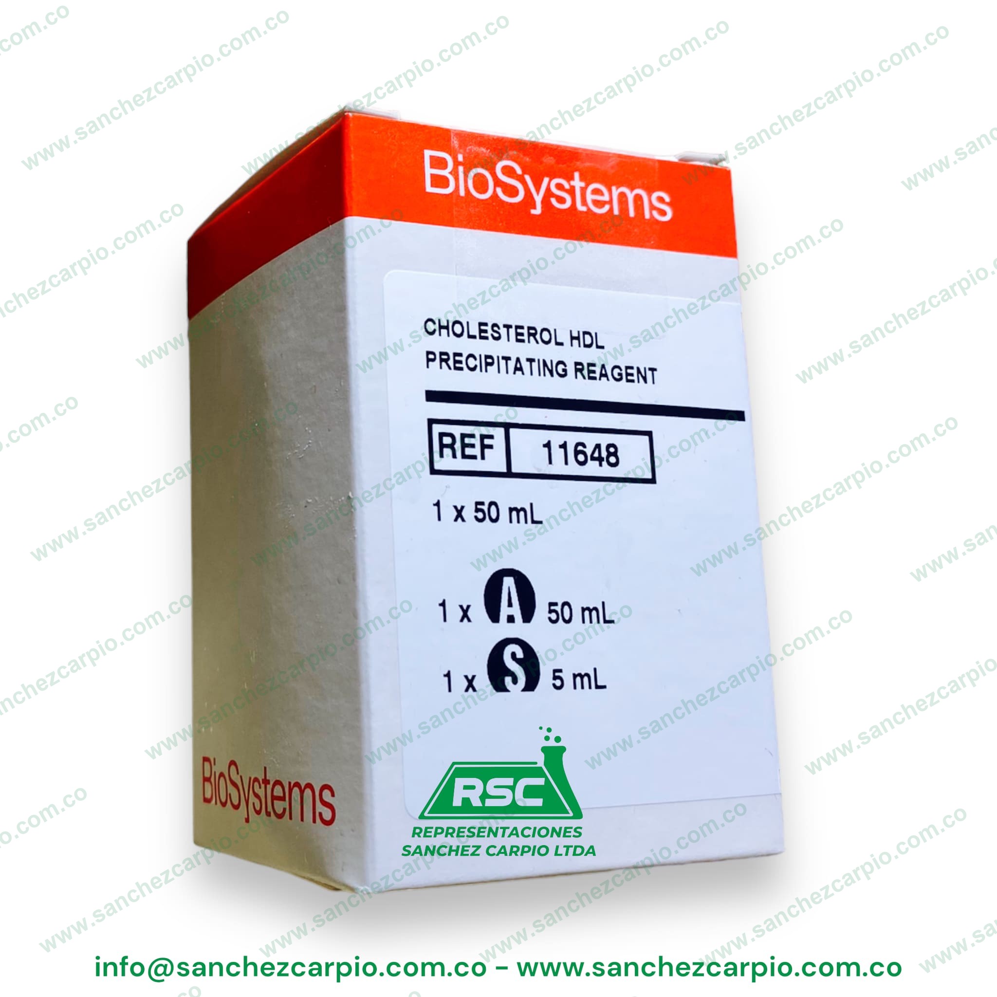 Precipitante Colesterol HDL 1 x 50 ml Biosystems REF 11648