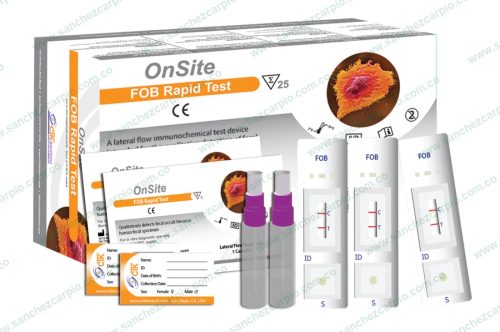 Prueba Rápida Sangre Oculta en Heces (FOB) en Casete 25 ng/mL Kit x 25 - CTK Biotech - Sánchez Carpio