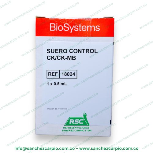 Suero Control CK/CK-MB 1 x 0.5 ml Biosystems REF 18024