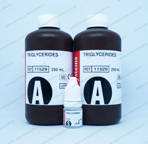 Triglicéridos 2 x 250 ml Biosystems REF 11529