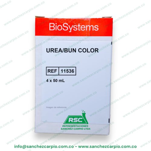 Urea/BUN Color 4 x 50 ml Biosystems REF 11536